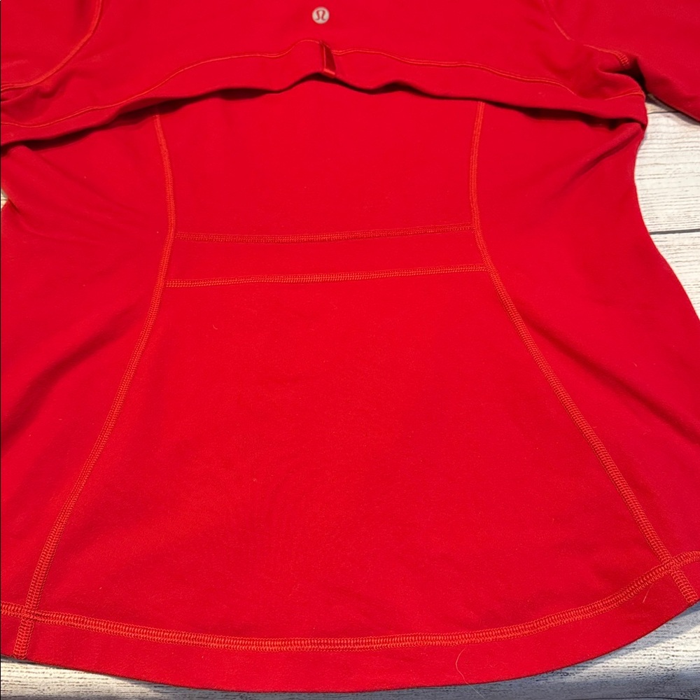 🍋Women’s Lululemon Define Jacket ❤️RARE❤️Size 16 Dark Red W4AWKS🍋 - Picture 13 of 16